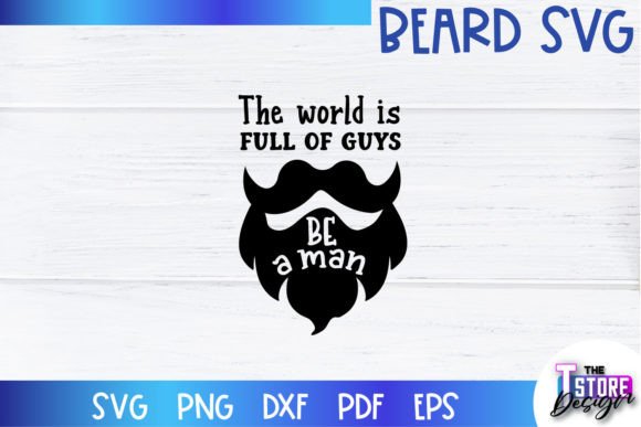 Beard SVG Bearded Men Funny Design Graphics for Crafts