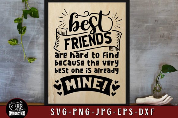Best Friends Are Hard to Find Graphics for Local Branding