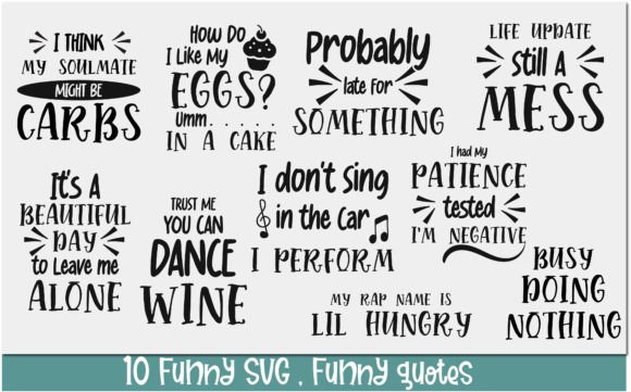 Fun SVG Bundle for T-shirt Projects