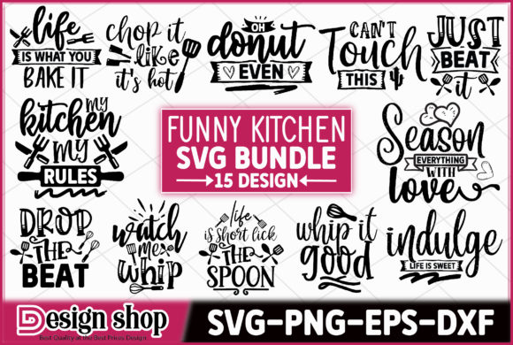Funny SVG Kitchen Bundle: A Graphic Designer’s Take