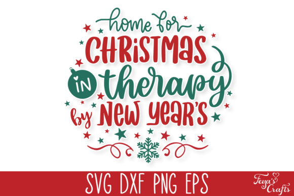 Home for Christmas Funny Graphics for Crafts