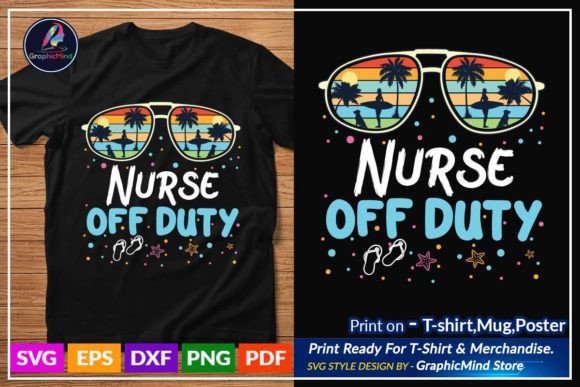 Nurse of Duty Funny Svg Tshirt