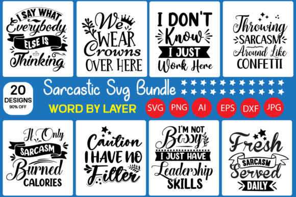 Sarcastic SVG Bundle