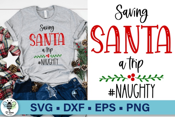 Saving Santa a Trip SVG for Crafts and Graphics