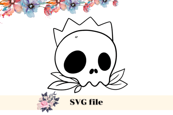 Skull Halloween Funny SVG PNG