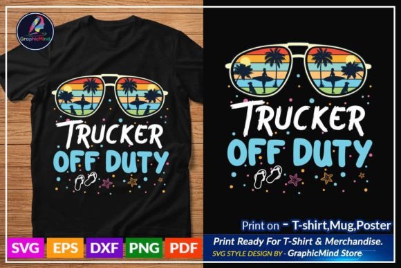 Trucker of Duty Funny Graphics for Crafts